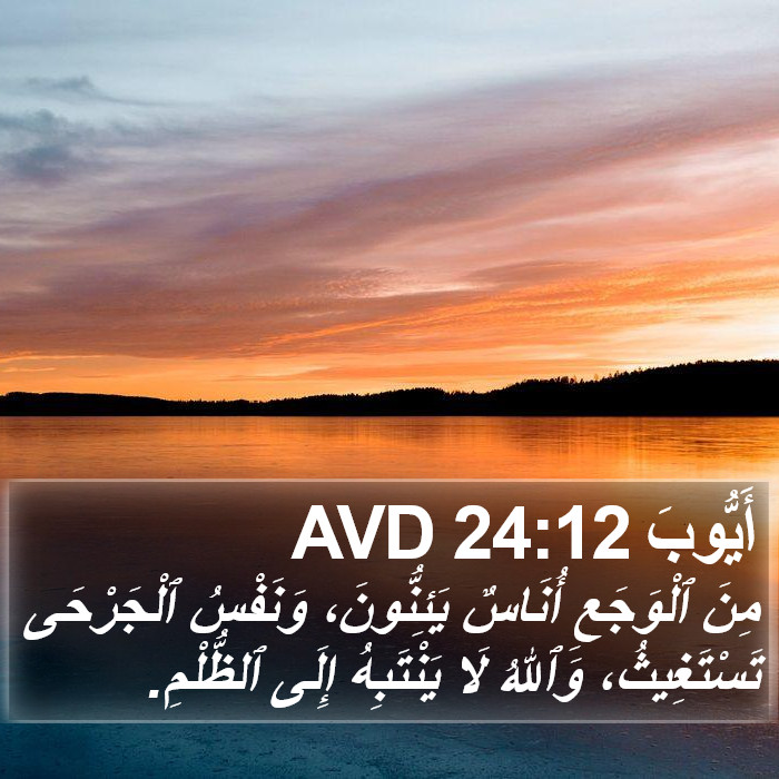 أَيُّوبَ 24:12 AVD Bible Study