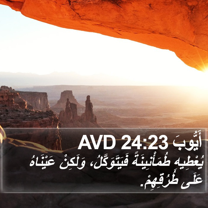 أَيُّوبَ 24:23 AVD Bible Study