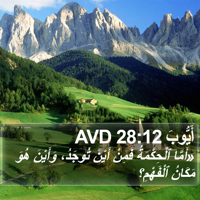 أَيُّوبَ 28:12 AVD Bible Study