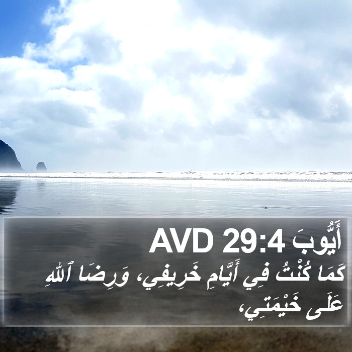 أَيُّوبَ 29:4 AVD Bible Study