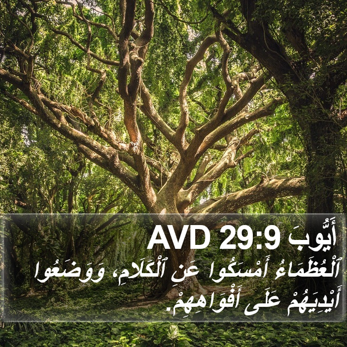 أَيُّوبَ 29:9 AVD Bible Study