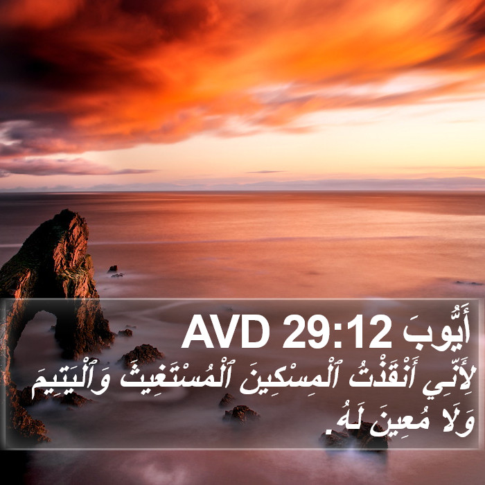 أَيُّوبَ 29:12 AVD Bible Study