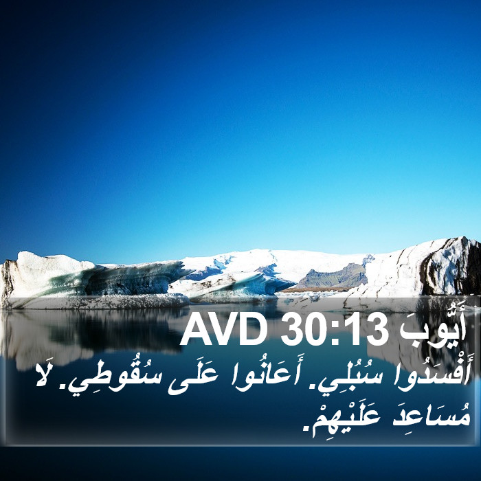 أَيُّوبَ 30:13 AVD Bible Study