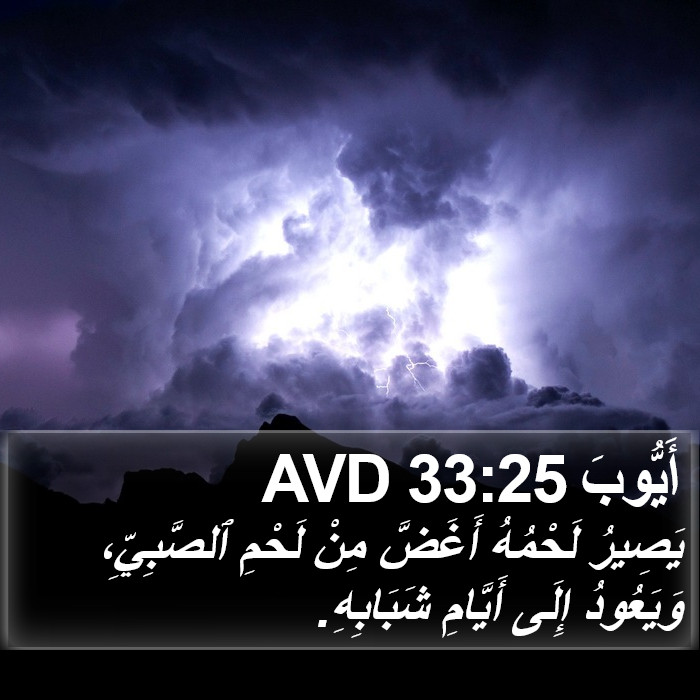 أَيُّوبَ 33:25 AVD Bible Study