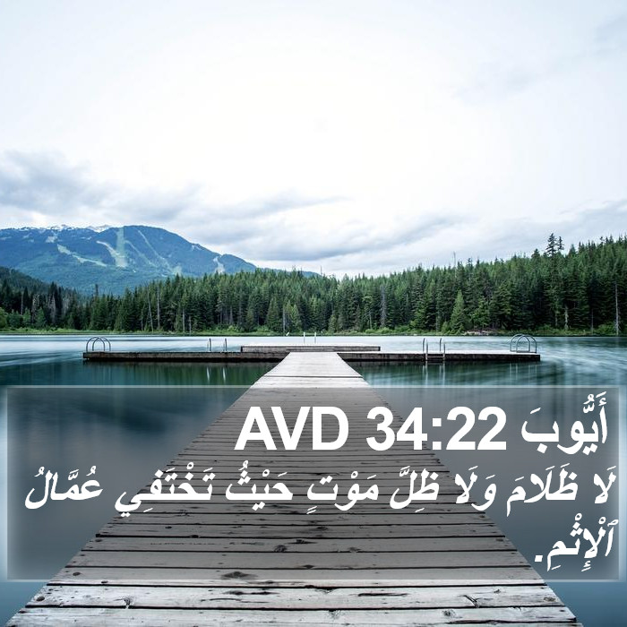 أَيُّوبَ 34:22 AVD Bible Study
