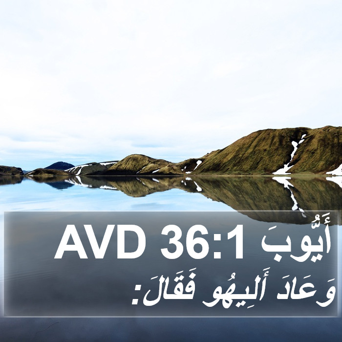 أَيُّوبَ 36:1 AVD Bible Study