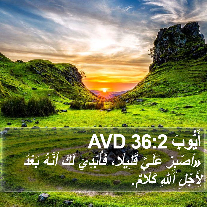 أَيُّوبَ 36:2 AVD Bible Study