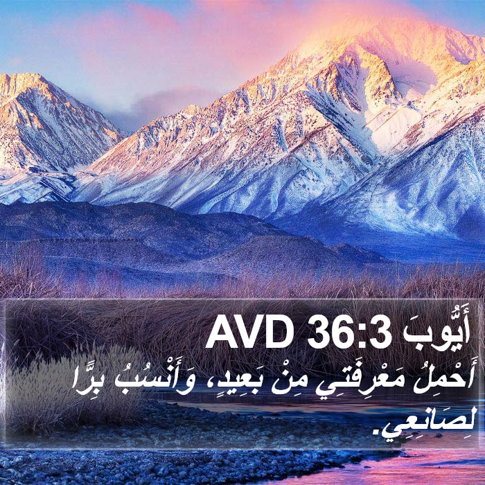 أَيُّوبَ 36:3 AVD Bible Study