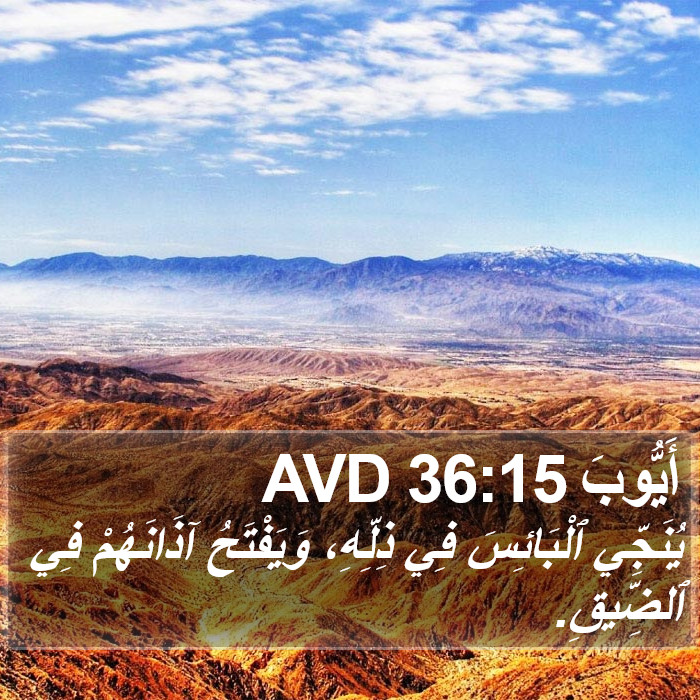 أَيُّوبَ 36:15 AVD Bible Study