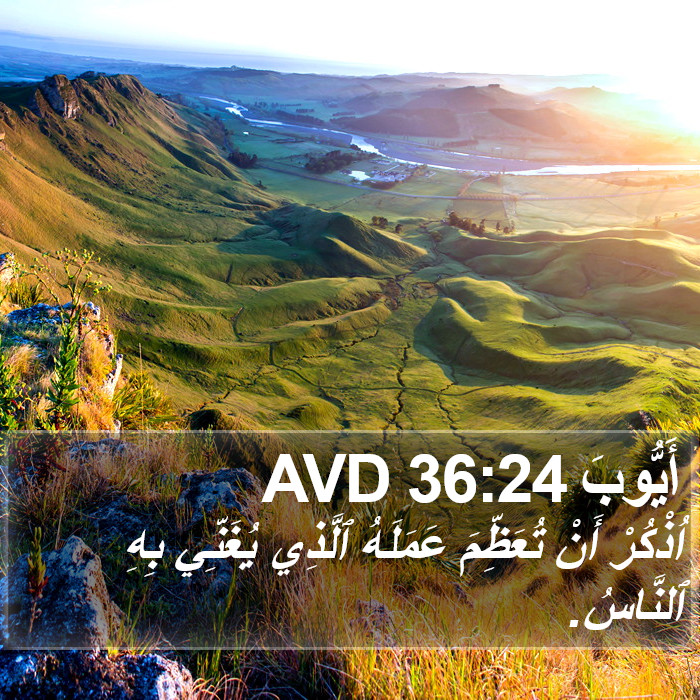 أَيُّوبَ 36:24 AVD Bible Study