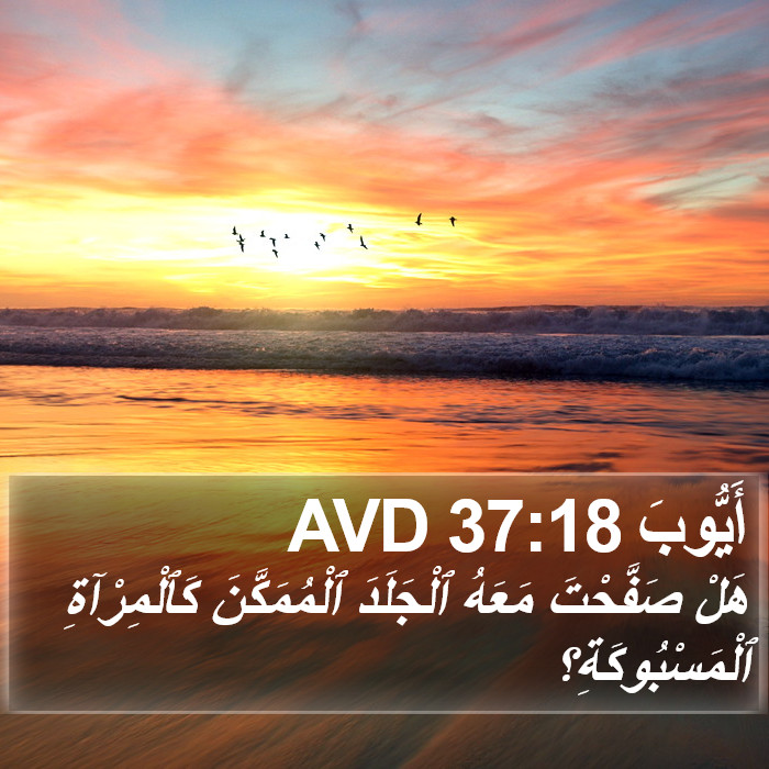 أَيُّوبَ 37:18 AVD Bible Study