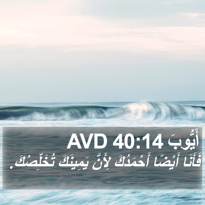 أَيُّوبَ 40:14 AVD Bible Study