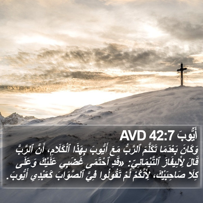 أَيُّوبَ 42:7 AVD Bible Study