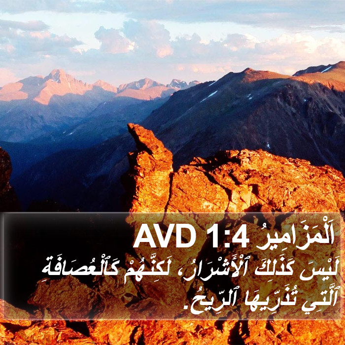 اَلْمَزَامِيرُ 1:4 AVD Bible Study