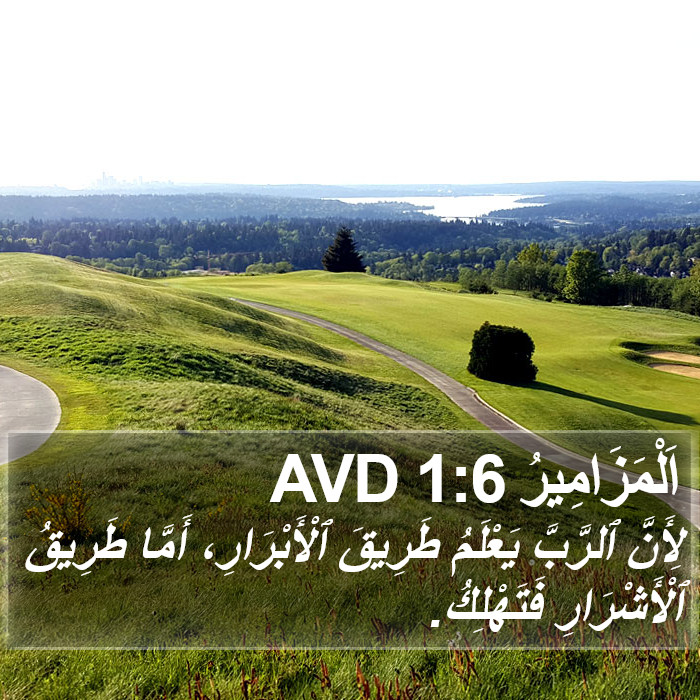 اَلْمَزَامِيرُ 1:6 AVD Bible Study