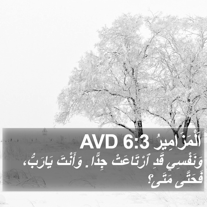 اَلْمَزَامِيرُ 6:3 AVD Bible Study
