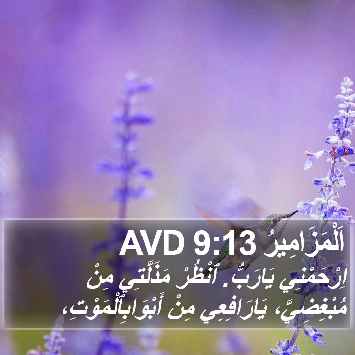 اَلْمَزَامِيرُ 9:13 AVD Bible Study