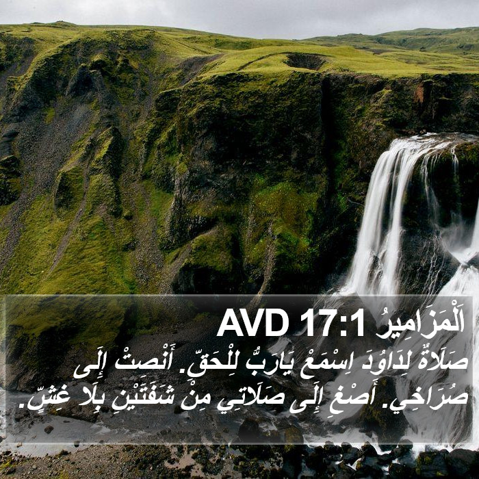 اَلْمَزَامِيرُ 17:1 AVD Bible Study