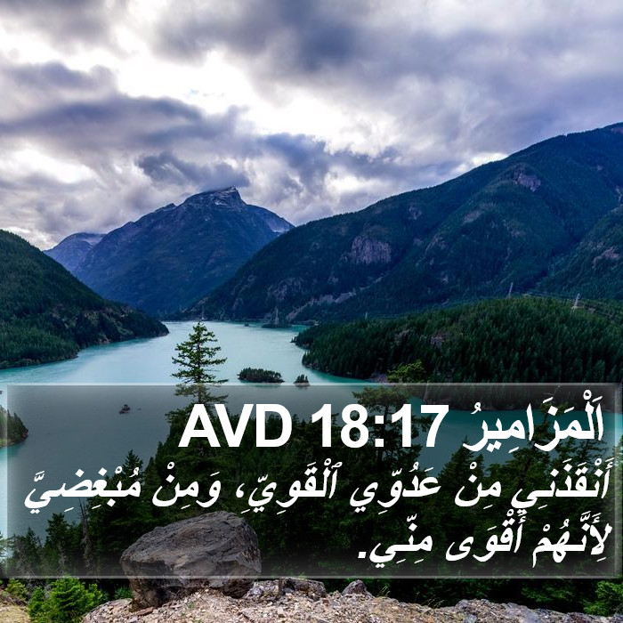 اَلْمَزَامِيرُ 18:17 AVD Bible Study