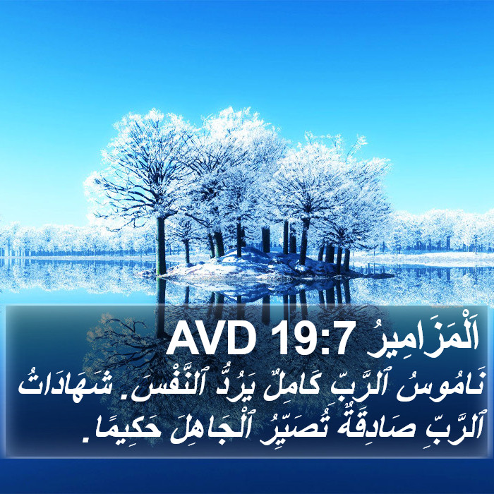 اَلْمَزَامِيرُ 19:7 AVD Bible Study