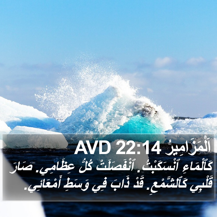 اَلْمَزَامِيرُ 22:14 AVD Bible Study