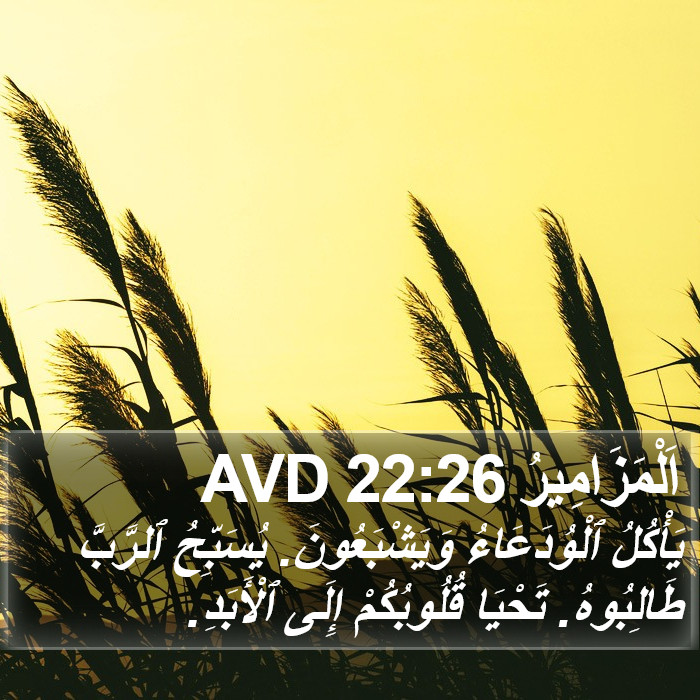 اَلْمَزَامِيرُ 22:26 AVD Bible Study