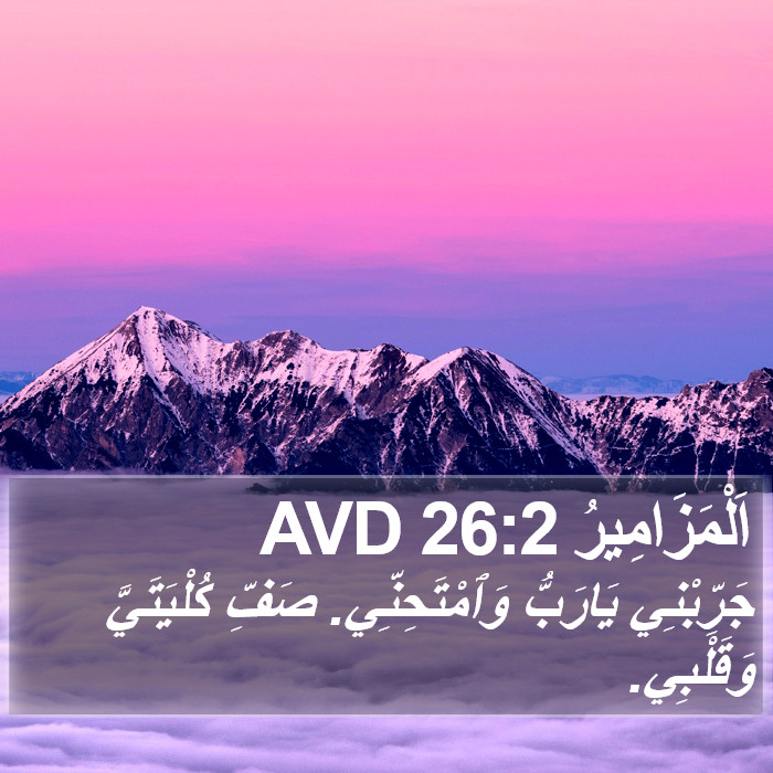 اَلْمَزَامِيرُ 26:2 AVD Bible Study