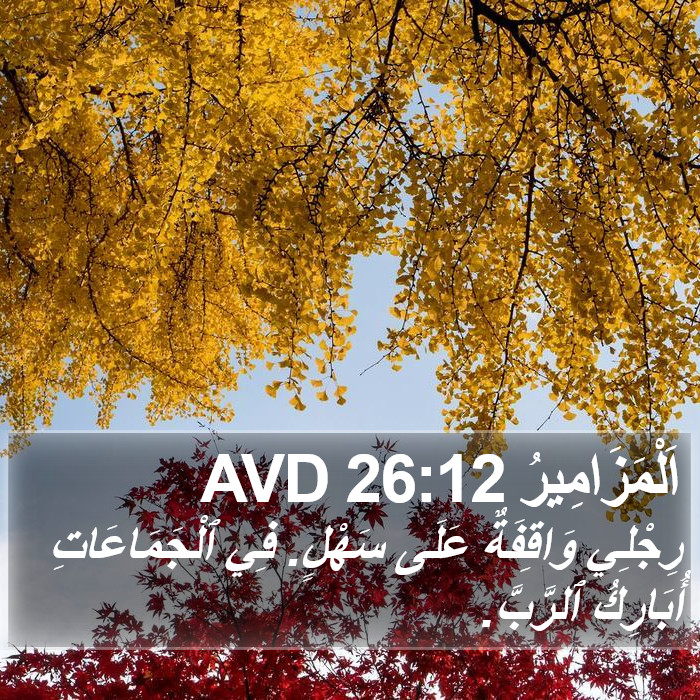 اَلْمَزَامِيرُ 26:12 AVD Bible Study