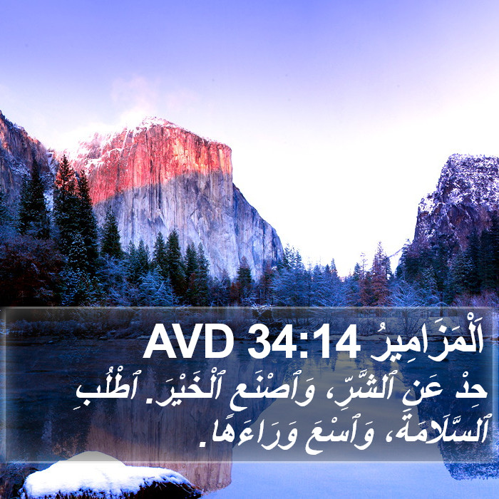 اَلْمَزَامِيرُ 34:14 AVD Bible Study