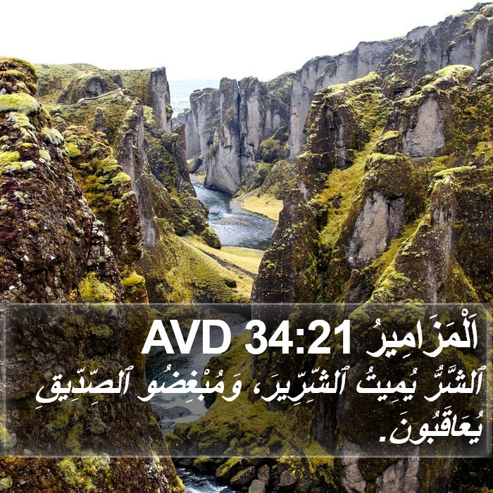 اَلْمَزَامِيرُ 34:21 AVD Bible Study