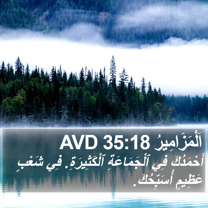 اَلْمَزَامِيرُ 35:18 AVD Bible Study