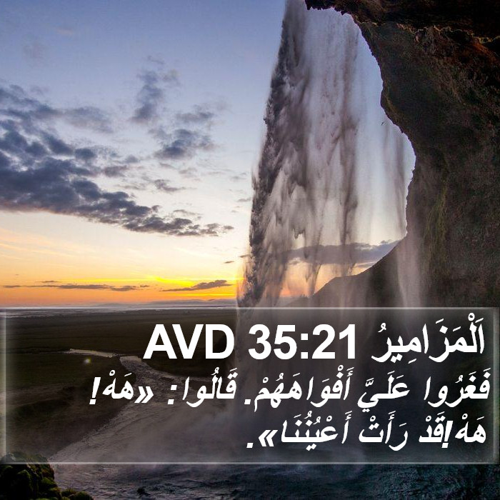 اَلْمَزَامِيرُ 35:21 AVD Bible Study