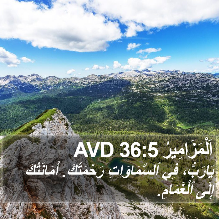 اَلْمَزَامِيرُ 36:5 AVD Bible Study