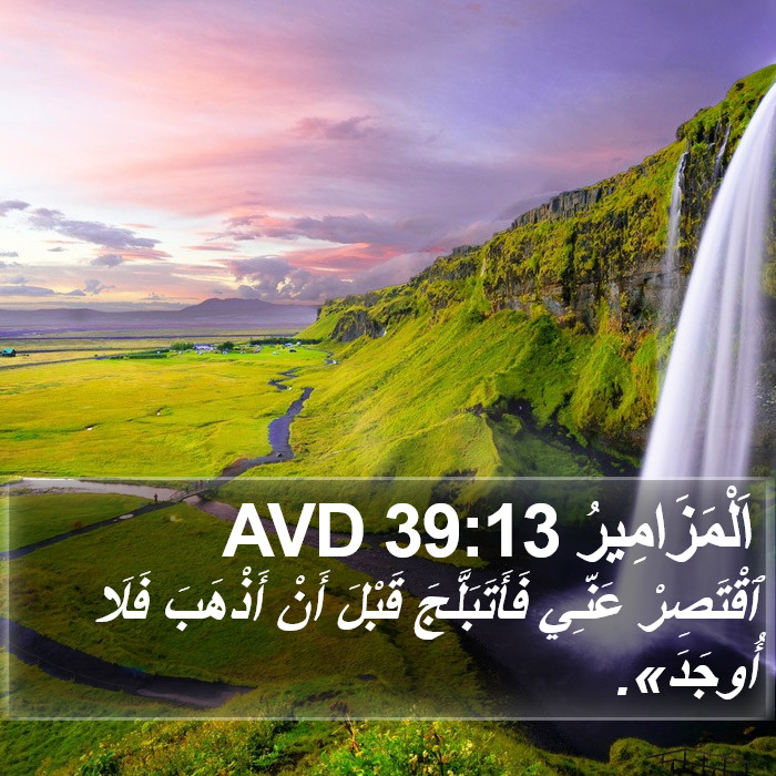 اَلْمَزَامِيرُ 39:13 AVD Bible Study