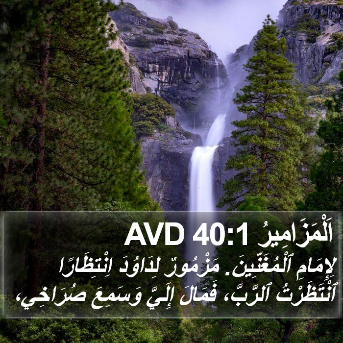 اَلْمَزَامِيرُ 40:1 AVD Bible Study