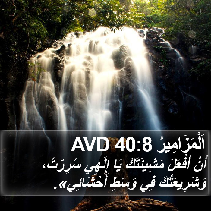 اَلْمَزَامِيرُ 40:8 AVD Bible Study