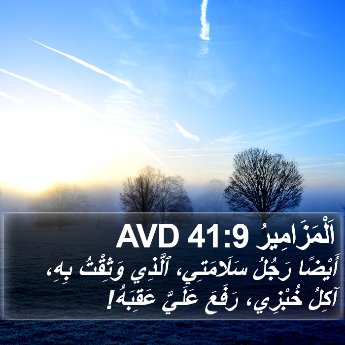 اَلْمَزَامِيرُ 41:9 AVD Bible Study
