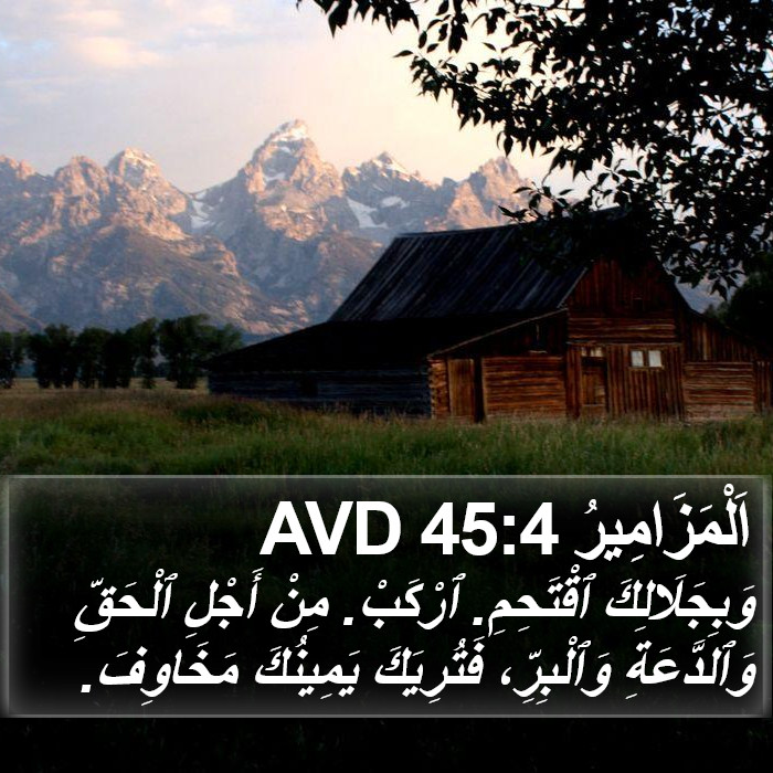 اَلْمَزَامِيرُ 45:4 AVD Bible Study