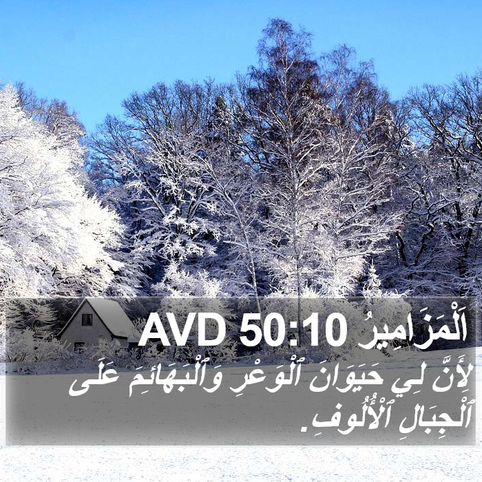 اَلْمَزَامِيرُ 50:10 AVD Bible Study