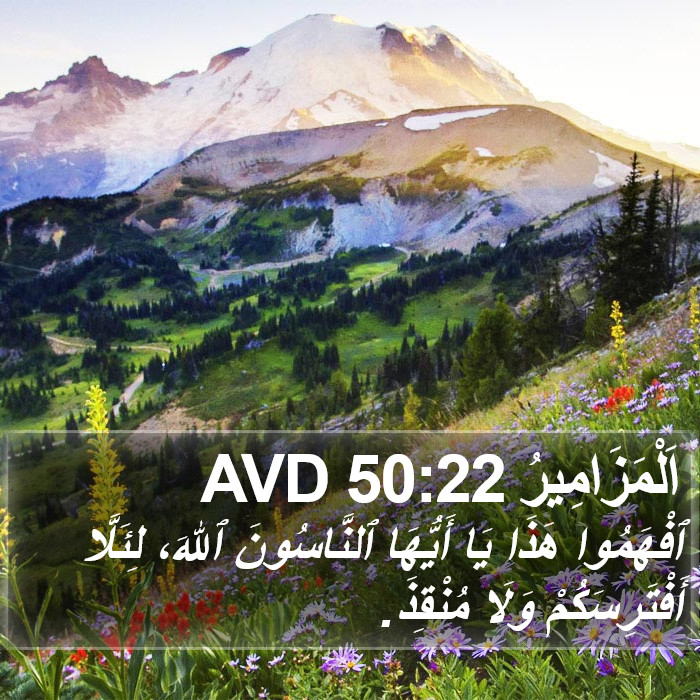 اَلْمَزَامِيرُ 50:22 AVD Bible Study