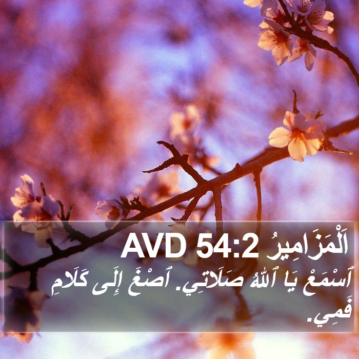 اَلْمَزَامِيرُ 54:2 AVD Bible Study