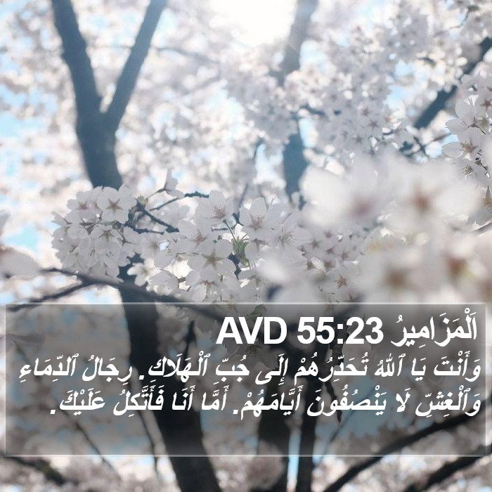 اَلْمَزَامِيرُ 55:23 AVD Bible Study