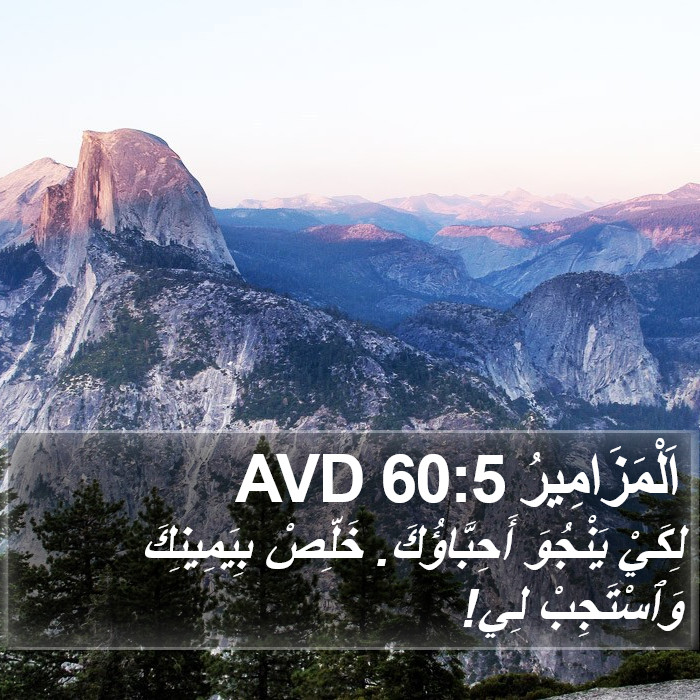 اَلْمَزَامِيرُ 60:5 AVD Bible Study