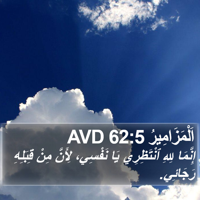 اَلْمَزَامِيرُ 62:5 AVD Bible Study