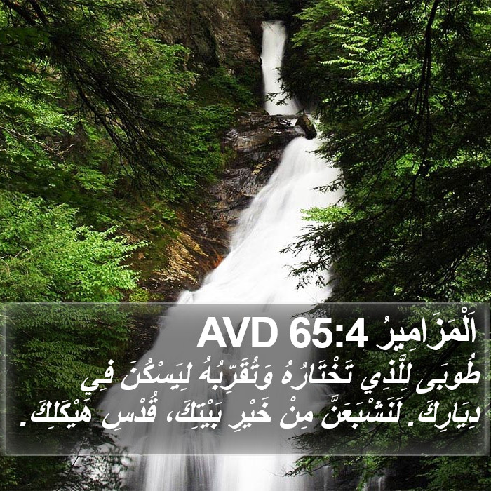 اَلْمَزَامِيرُ 65:4 AVD Bible Study