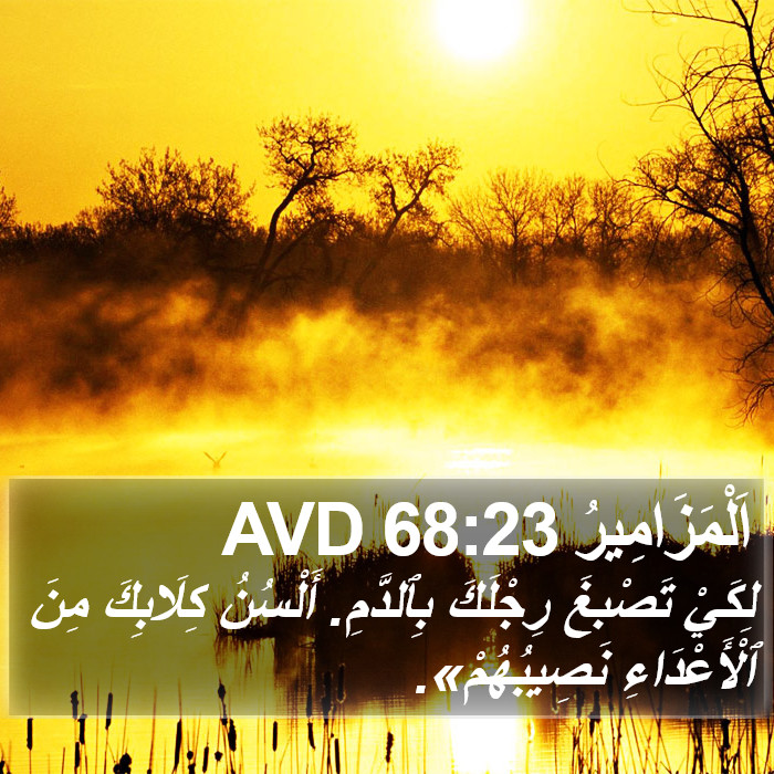 اَلْمَزَامِيرُ 68:23 AVD Bible Study