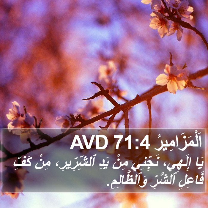 اَلْمَزَامِيرُ 71:4 AVD Bible Study