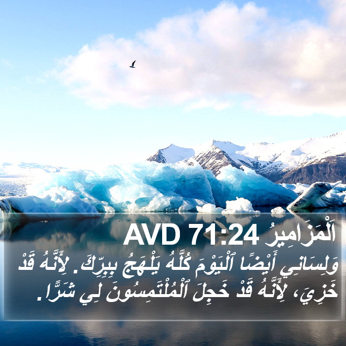 اَلْمَزَامِيرُ 71:24 AVD Bible Study