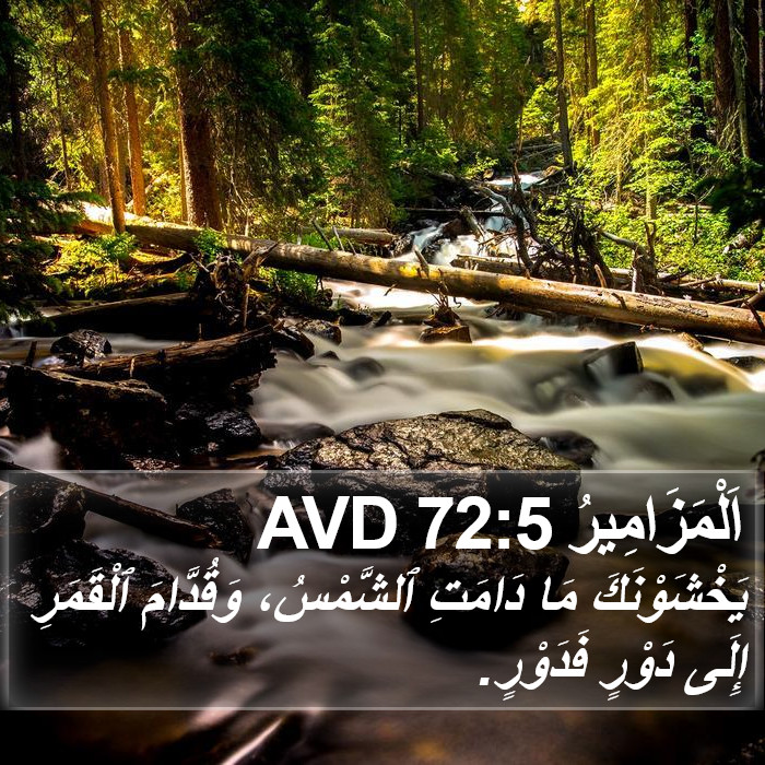 اَلْمَزَامِيرُ 72:5 AVD Bible Study