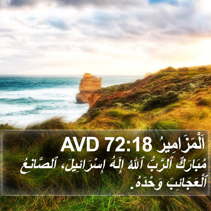 اَلْمَزَامِيرُ 72:18 AVD Bible Study